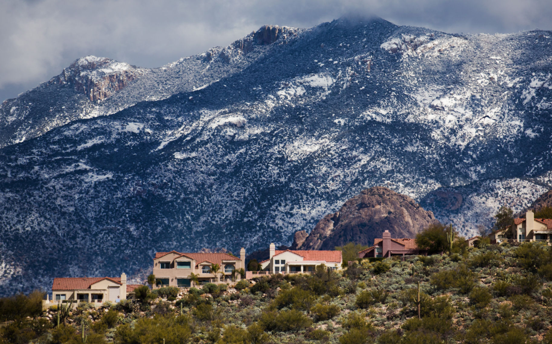 Snow around Tucson